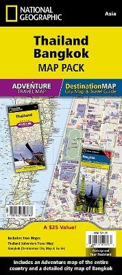 Thailand, Bangkok, Map Pack Bundle -  National Geographic Maps - Adventure