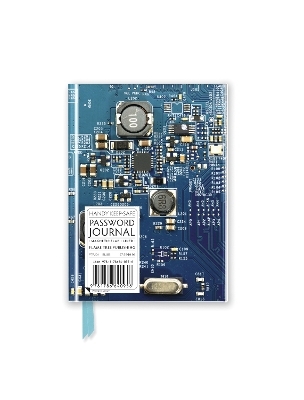 Circuit Board Blue (Password Book) - 