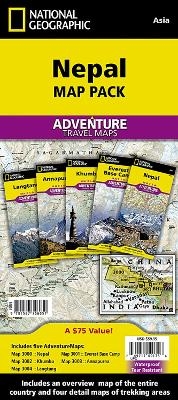 Nepal, Map Pack Bundle -  National Geographic Maps - Adventure