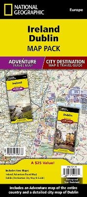 Ireland, Dublin, Map Pack Bundle -  National Geographic Maps - Adventure