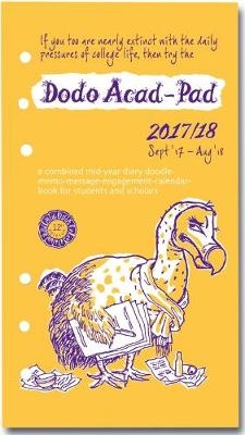 Dodo ACAD-PAD 2017-2018 Filofax-Compatible Personal Organiser Diary Refill Mid Year / Academic Year, Week to View