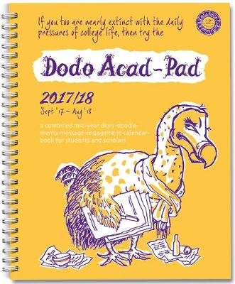 Dodo Acad-Pad 2017-2018 Mid Year Desk Diary, Academic Year, Week to View