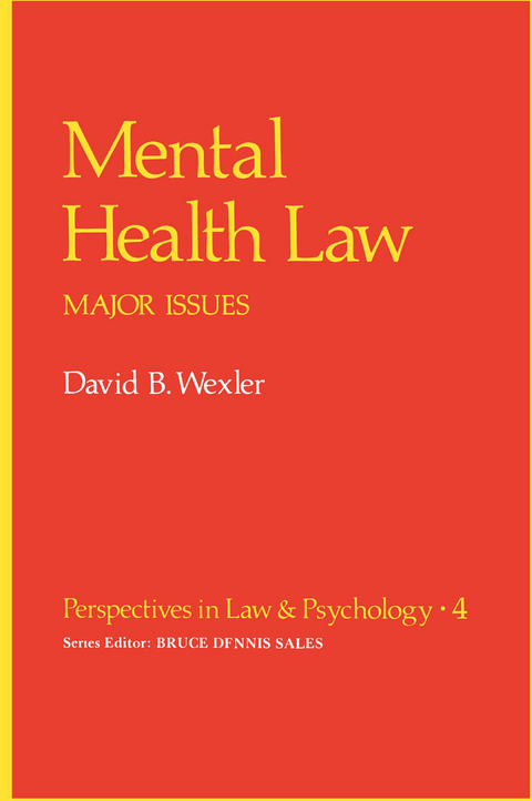 Mental Health Law - David B. Wexler