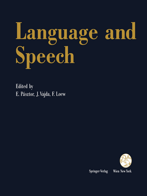 Language and Speech - 