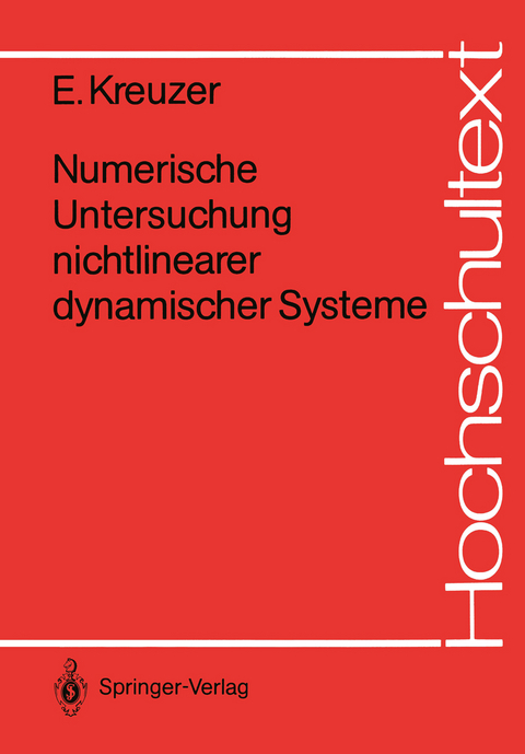 Numerische Untersuchung nichtlinearer dynamischer Systeme - Edwin J. Kreuzer