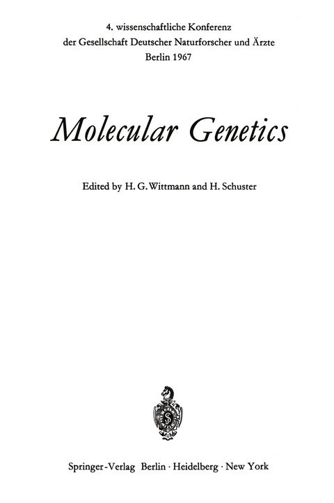 Molecular Genetics - 