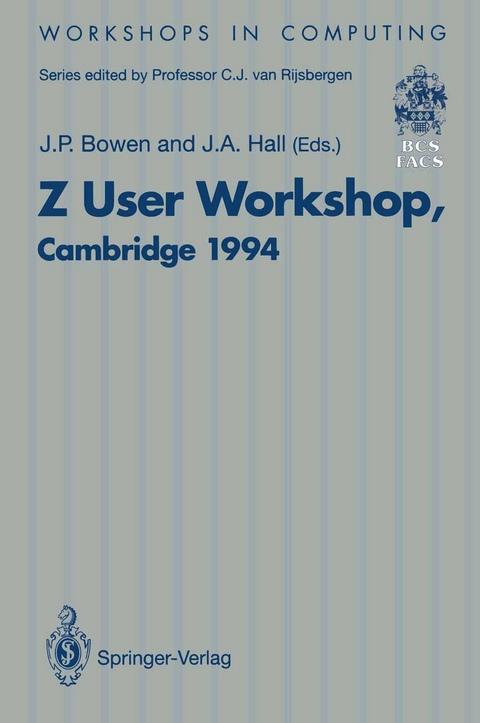 Z User Workshop, Cambridge 1994 - 