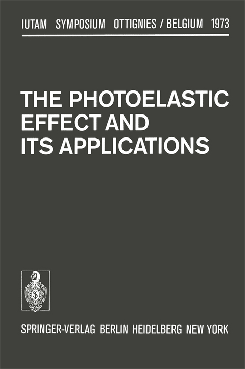 The Photoelastic Effect and Its Applications - 