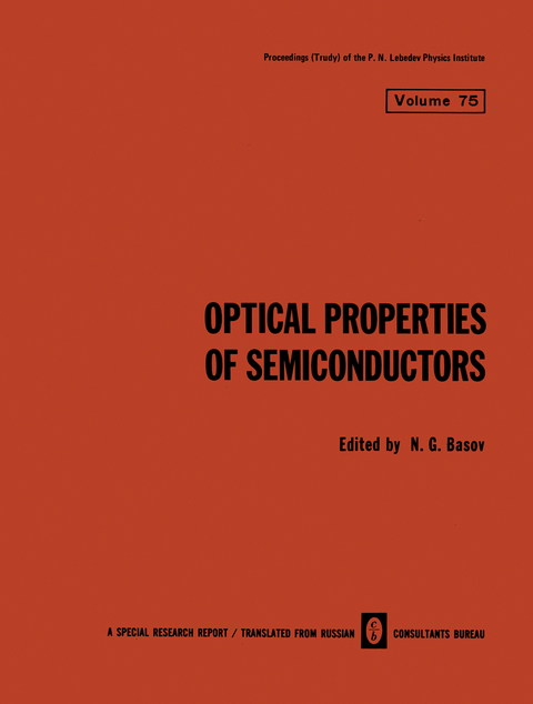 Optical Properties of Semiconductors - 