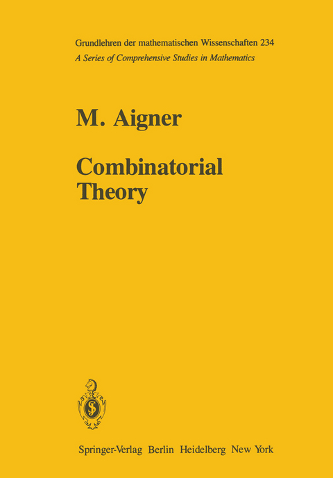 Combinatorial Theory - Martin Aigner