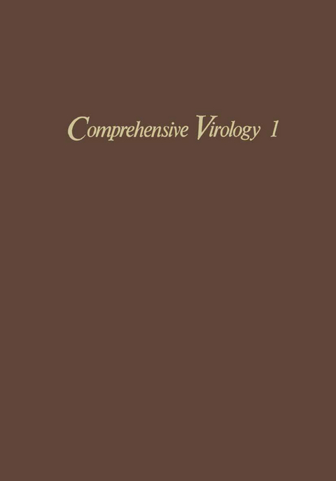 Comprehensive Virology: Descriptive Catalogue of Viruses - 