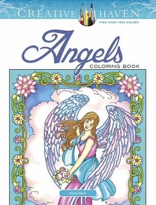 Creative Haven Angels Coloring Book - Marty Noble