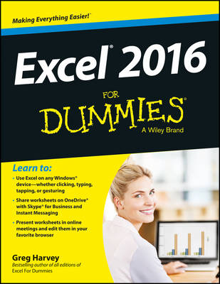 Excel 2016 for Dummies - Greg Harvey