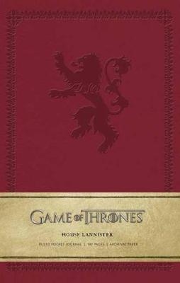 Game of Thrones: House Lannister Ruled Pocket Journal -  Insight Editions