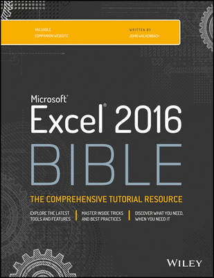 Microsoft Excel 2016 Bible - John Walkenbach