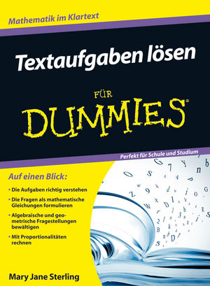 Textaufgaben lösen für Dummies - Mary Jane Sterling