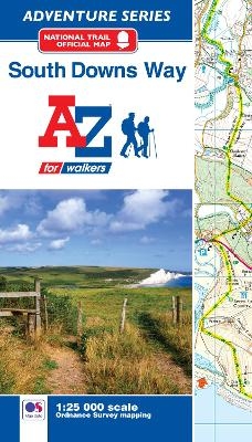 South Downs Way National Trail Official Map -  A-Z Maps