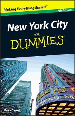 New York City For Dummies 7e - M Carroll