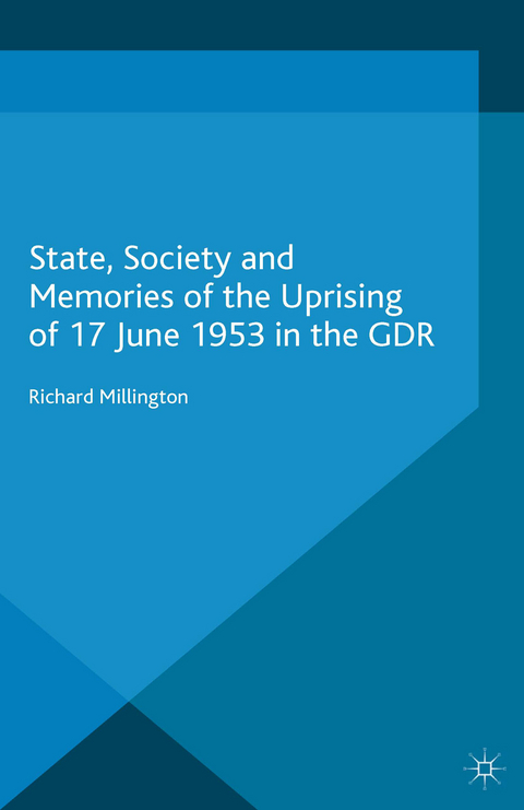 State, Society and Memories of the Uprising of 17 June 1953 in the GDR - R. Millington