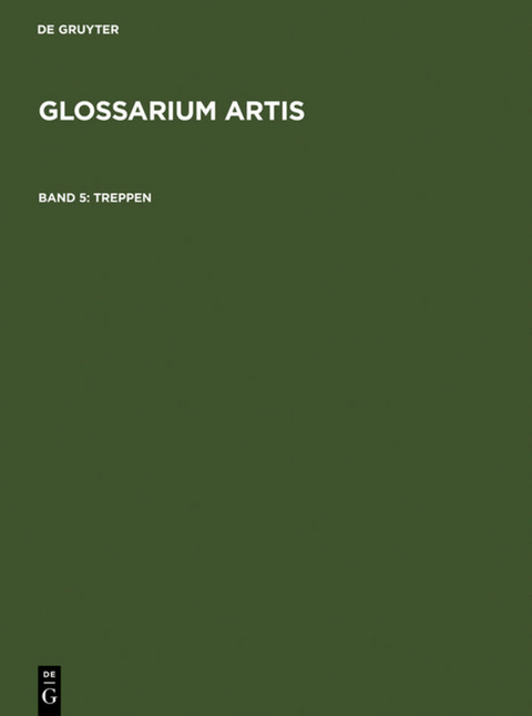 Glossarium Artis / Treppen - 