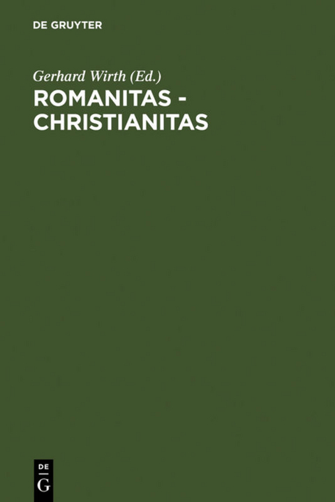 Romanitas - Christianitas - 