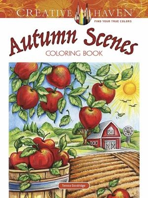 Creative Haven Autumn Scenes Coloring Book - Teresa Goodridge