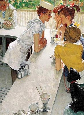 Norman Rockwell's Soda Jerk Notebook - Norman Rockwell