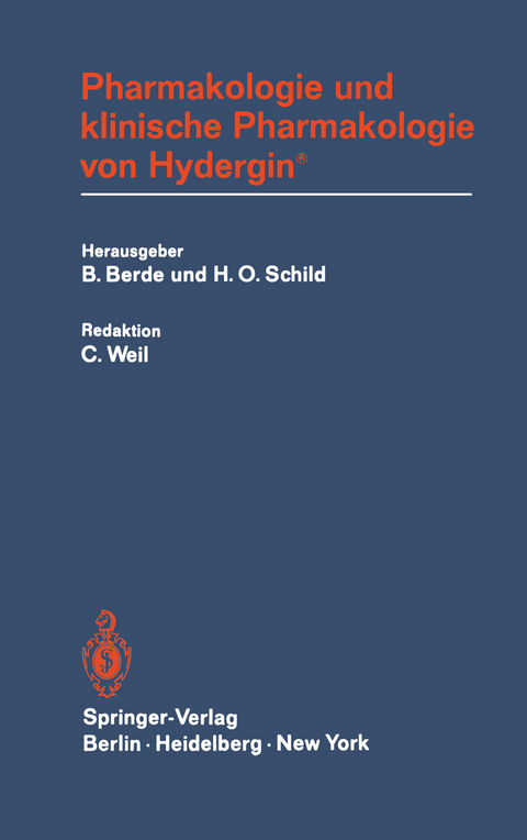 Pharmakologie und klinische Pharmakologie von Hydergin® - 