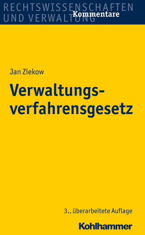 Verwaltungsverfahrensgesetz - Jan Ziekow