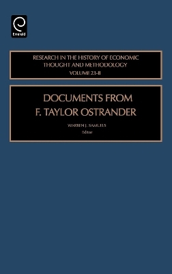 Documents from F. Taylor Ostrander - 