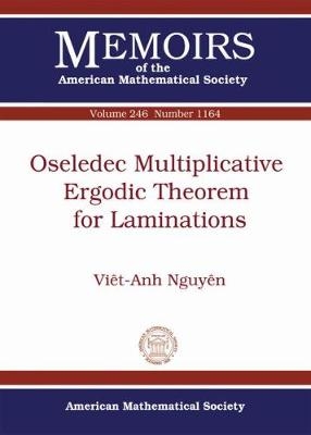 Oseledec Multiplicative Ergodic Theorem for Laminations - Viet-Anh Nguyen