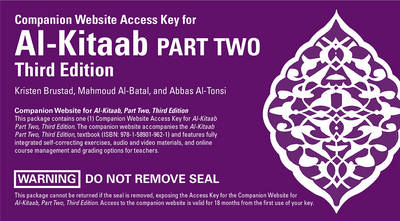 Companion Website Access Key for Al-Kitaab Part Two - Kristen Brustad, Mahmoud Al-Batal, Abbas Al-Tonsi