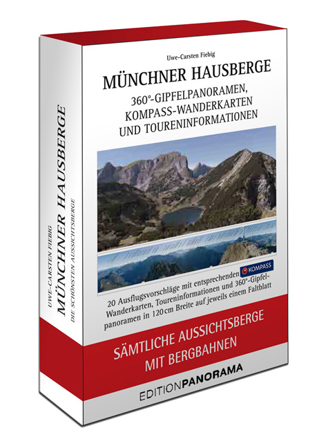 Münchner Hausberge Faltpanoramen - Uwe-Carsten Fiebig