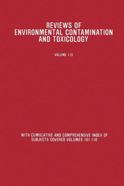 Reviews of Environmental Contamination and Toxicology - George W. Ware