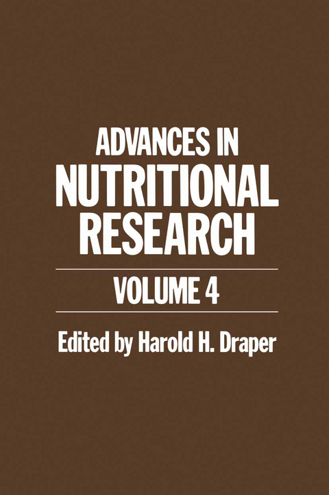 Advances in Nutritional Research - Harold H. Draper