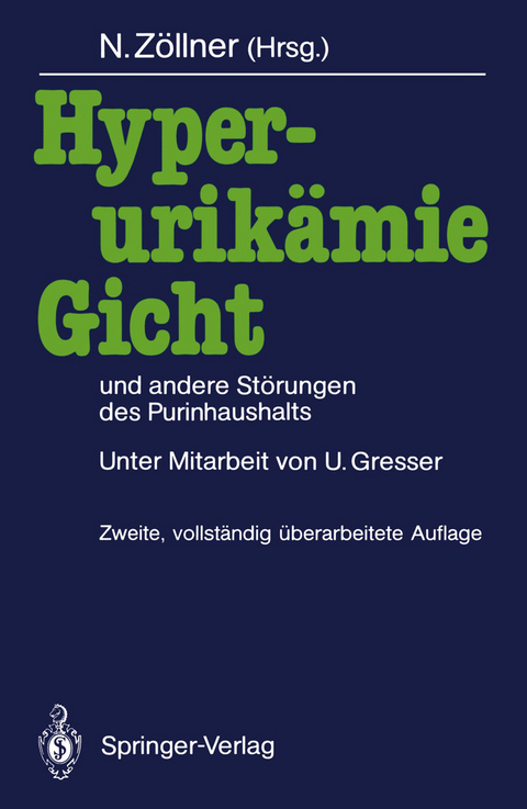 Hyperurikämie, Gicht und andere Störungen des Purinhaushalts - 