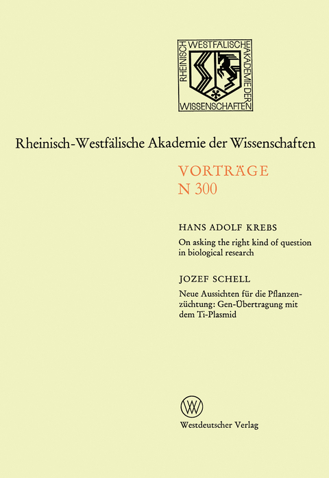 On asking the right kind of question in biological research - Hans Adolf Krebs