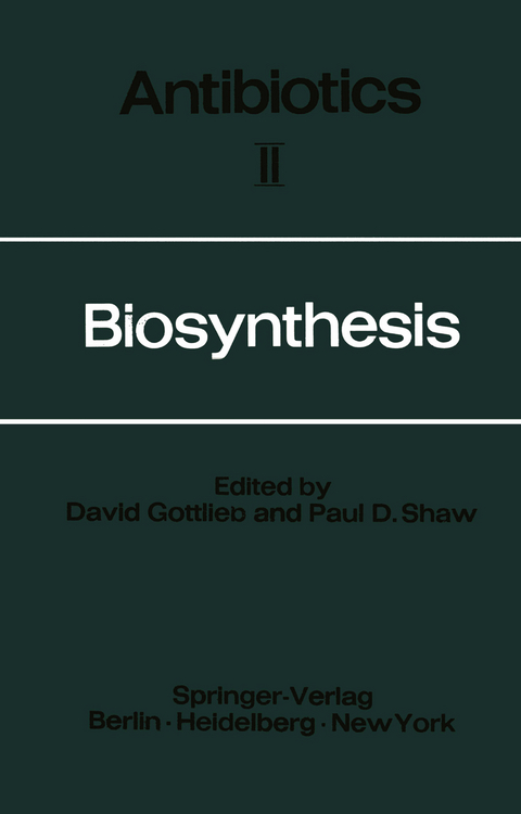 Biosynthesis - David Gottlieb, Paul D. Shaw