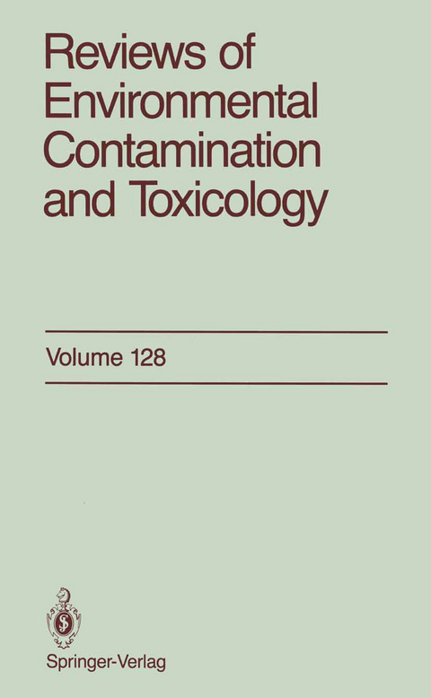 Reviews of Environmental Contamination and Toxicology - George W. Ware