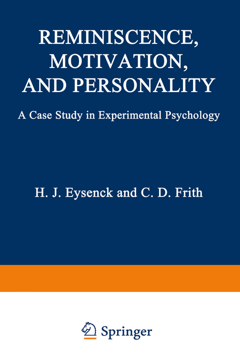 Reminiscence, Motivation, and Personality - Hans Eysenck