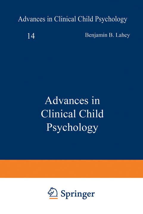 Advances in Clinical Child Psychology - 