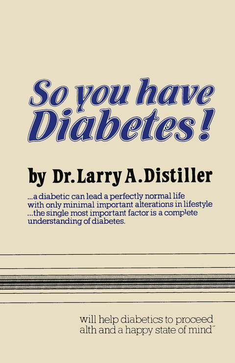 So you have Diabetes! - L.A. Distiller