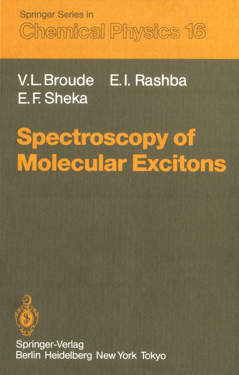 Spectroscopy of Molecular Excitons - Vladimir L. Broude, Emmanuel I. Rashba, Elena F. Sheka