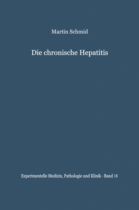 Die chronische Hepatitis - M. Schmid