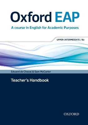 Oxford EAP: Upper-Intermediate/B2: Teacher's Book, DVD and Audio CD Pack