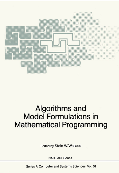 Algorithms and Model Formulations in Mathematical Programming - 