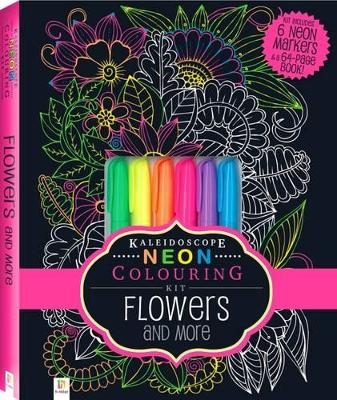 Kaleidoscope Neon Colouring Kit Flowers - Hinkler Pty Ltd