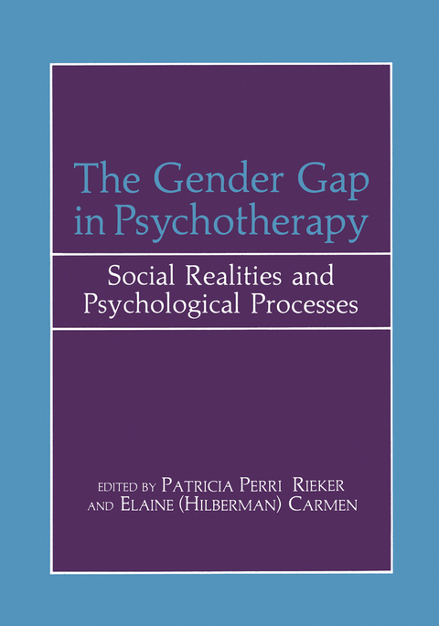 The Gender Gap in Psychotherapy - 