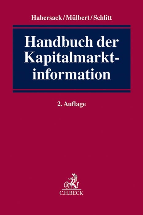 Handbuch der Kapitalmarktinformation - 