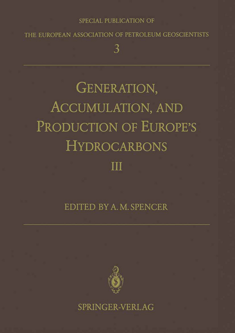 Generation, Accumulation and Production of Europe’s Hydrocarbons III - 